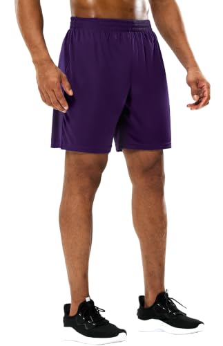 MIER Men's Pocketless Athletic Shorts