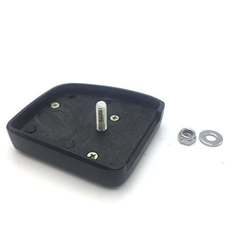 HTT Motorcycle Black Small Airflow Groove Brake Pedal Pad For Harley Davidson Bad Boy FXSTSB Springer Softail FXSTS Custom Vehicle Operations FXDWG3 FXDWG3 Springer Softail FXSTS