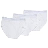 Calvin Klein Men's 3-Pack Classic Brief, White, Medium