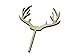 Wooden Deer Antler Cupcake Topper (24)