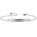 MeMeDIY Stainless Steel Bracelet Link Adjustable - Customized Engraving