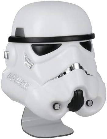 Maschera di Star Wars Stormtrooper, prodotto con licenza ufficiale Disney Star Wars, luce novità, alimentazione USB e a batteria, lampada da scrivania, lampada da parete, regalo