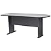 Bush Business Furniture Series A Collection 72W Universal Freestanding Peninsula in White Spectrum