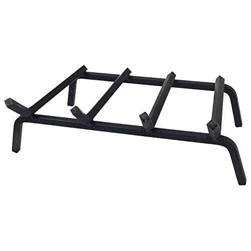 Landmann LAN-AG16-10 0.5 Inch 4 Bar Standard Grade Steel Fireplace Grate, Black