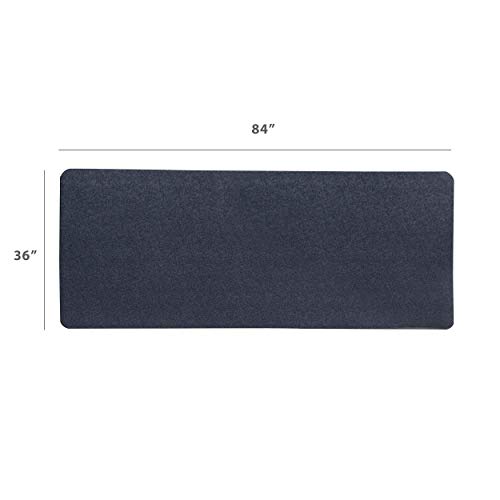 MotionTex 8M-110-36C-7 Fitness Equipment Mat, 36" x 84", Black (Renewed)