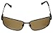 Polaroid P4416S Polarized Rectangular Sunglasses,Brown & Dark Brown Polarized,63 mm