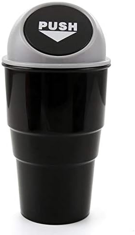 HOME CUBE® Mini Car Trash Bin Can Holder Dustbin (Gray)