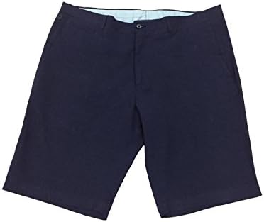 Stefano Ricci Men's Marine Blue Checked Bermuda Shorts Wool Linen (54)