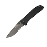 CRKT Drifter Knife Black G10 Handle Combo Edge