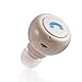 OWIKAR® Mini In-ear Invisible Bluetooth V4.0 Headset Wireless Stereo Bluetooth Earphone Headphones Earbuds Hands-free with Mic for iPhone Samsung HTC Smartphones iPad Tablets (Beige)