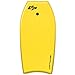 Goplus 41 inch Super Bodyboard Body Board EPS Core, IXPE Deck, HDPE Slick Bottom with Leash, Light Weight Perfect Surfing for Kids and Adults (Yellow)