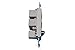 RiteAV - 4 Port HDMI 1 Coax Cable TV- F-Type 1 Cat6 Ethernet White Wall Plate Decorative
