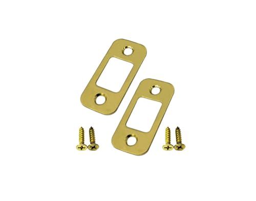 1" X 2 1/4" Round Corner Oil Rubbed Bronze Door Backplate With 4 Screws (2 Pack - View #11