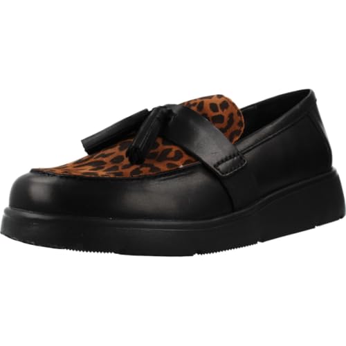 Geox Womens Darlara Loafer, Black, 3 UK