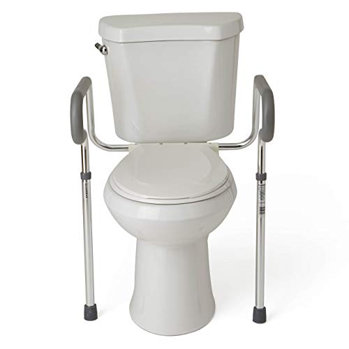 Medline's Guardian Toilet Safety Rail with Adjustable Height for