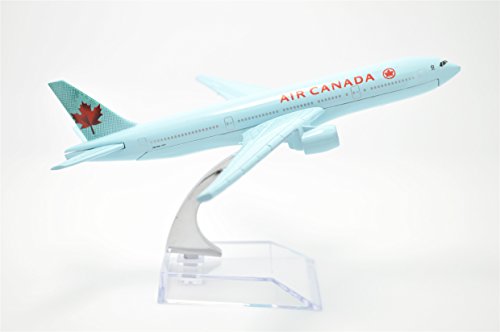 TANG DYNASTY(TM) 1:400 16cm Boing B-777 AIR Canada Plane Metal Airplane Model Plane Toy Plane Model