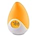 MeasuPro Nursery Safety Thermometer Night Light with Color Changing Light, LCD Display and Rechargeable Battery