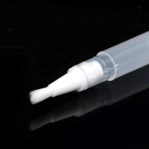 12 Pack 3 ml Transparent Twist Pens, Empty Nail Oil Pen with Brush Tip, Cosmetic Lip Gloss Container Applicators Eyelash Growth Liquid Tube