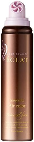 Amazon 公式 ヘアボーテエクラ ボタニカル エアカラーフォーム ダークブラウン 150g 白髪染め 医薬部外品 セミロング 全体1回 リタッチ11回程度 ヘアボーテ エクラ ビューティー 通販