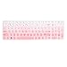 Keyboard Cover Compatible with 2019 2018 HP Pavilion 15 Series/HP Pavilion x360 15.6” Series/HP Envy x360 15.6” Series/HP Envy 17 Series/HP Laptop 15t 17t 17-ca0011nr 17-by0040nr -Gradual Pink