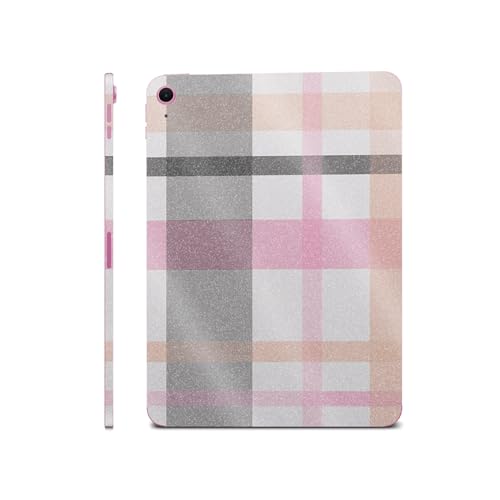Glossy Glitter iPad Skin Compatible with Apple iPad A16 11 Gen (2025) - Plaid -…