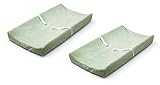 Summer Infant Ultra Plush Changing Pad Cover, Sage, 2 Count