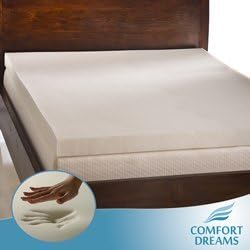 Comfort Dreams Ultra Soft 4-inch Memory Foam Mattress Topper-Full. by Comfort Dreams