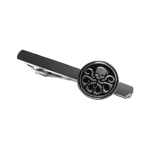 Marvel Comics Captain America Hydra Shield Logo Movie Mens/Boys Tie Bar/Clip with Gift Box