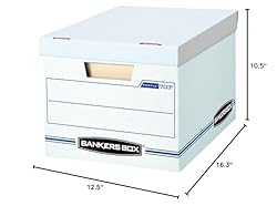 Bankers Box STOR/FILE Storage Boxes, Standard