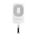 INTS Wireless Charging Receiver for iPhone New Improved Charger Adaptor Coil Wireless Induction Charger QI Receiver For Easy Qi Wireless Charge (Receiver for iPhone)