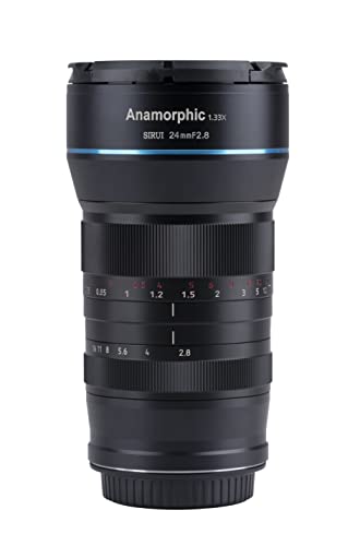 Obiettivo anamorfico SIRUI 24 mm S35 F2,8 1,33X, obiettivo per fotocamere serie S35 (attacco L)