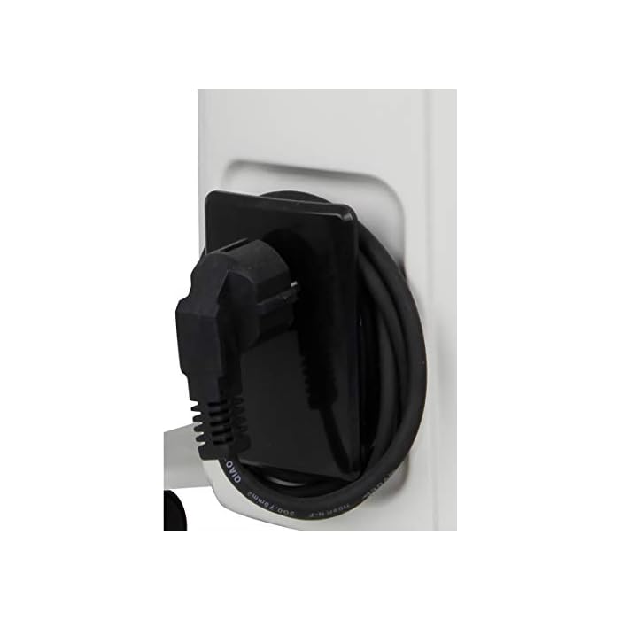 Orbegozo RF 1000 Radiador de aceite, 1000W de potencia, construcción modular de 5 elementos y diseño en color blanco, Negro - Imagen 5