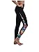 SCODI Women's High Waisted Swim Leggings - Sun Protection Rash Guard Water Pants