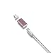 Smart&Cool Super Magnetic Lightning Converter Magnetic Adapter Compatible with iPhone, iPad , iPod Charging and Data Sync (Rose Gold)
