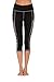 IMIDO Women's Yoga Capri Pants Sport Tights Workout Running Leggings with Side Pocket (L, Gray Capri Pants)