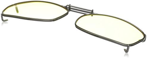 Cocoons Lemon Clip-on Rectangle 5 L448L Rectangular Sunglasses, Gunmetal, 50 mm