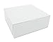 MT Products No Window Bakery Box - Pack of 15 White 8