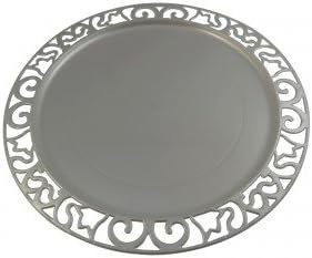 4 Disposable Plastic Underplate Round 30 cm