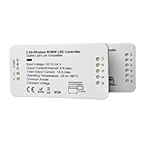 GIDERWEL Home Smart RGBW ZigBee Strip Controller Work with Amazon Alexa Echo Plus Voice Control,Hue Gateway Lightify Zll Standard by APP Control RGB RGBW Strip Light