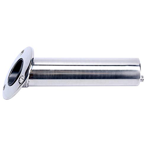 QIUXIANG-EU 2 Stück Bootszubehör Marine Edelstahl 316 Rutenhalter mit Drain Flush Mount Angelrutenstangenhalter 30 Grad – Bild 4