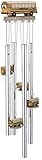George S. Chen Imports SS-G-41917, Round Top School Bus Hanging Porch Garden Decoration Decor Wind Chime