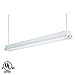 Lithonia Lighting 1233 RE 2-Light T8 Fluorescent Shop Light, 120 Volts, 32 Watts, Damp Listed, White