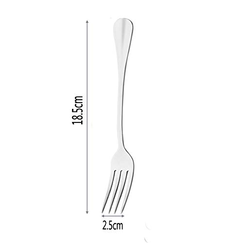 image for Z ZICOME Set of 12 Stainless Steel Forks, Heavy Duty Restaurant-grade 
