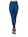 SATINA High Waisted Leggings for Women | Tummy Control & Compression Waistband (One Size, Dark Teal)