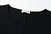 LARACE 3/4 Sleeve Shirts for Women Plus Size Tunic Dressy Top Loose Fit Flare T-Shirt(1X, Black)