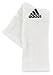 adidas Football Team Towel Dries Hands, Stays-in-Place with Hook and Loop Closure, White, One Size
