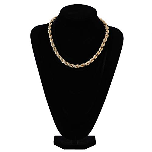JINAO 18K Gold Plated Hip Hop Iced Out 