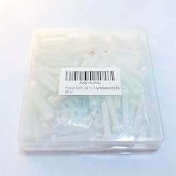 Pzsmocn 150 Pieces/50 Sets M5*25 mm Plastic White
