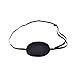 AKOAK 100% Mulberry Silk Pirate Eye Patch for Adult Men Boys to Reat Lazy Eye/Amblyopia/Strabismus - Not Light Leak,Smooth,Soft and Comfortable (Large,Black)