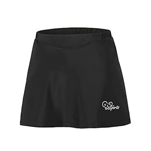 GITVIENAR Fietsrok voor dames, met zitkussen, sneldrogend, elastische fietsbroek, ademende gevoerde fietsbroek…